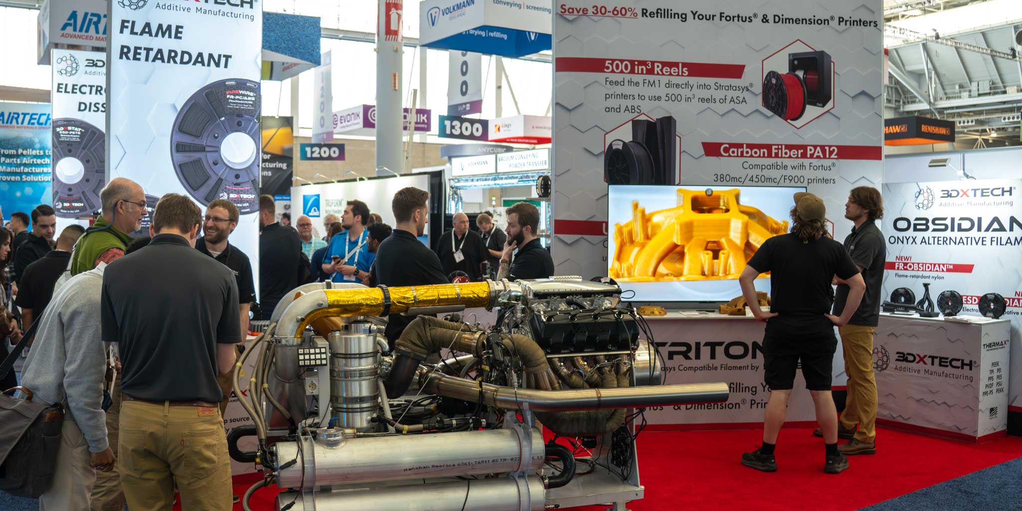 RAPID + TCT Recap: Record-Breaking Engine Build, New 3D Printing Materials, 22IDEX v4 Demo, and Filament Drying Solutions from 3DXTECH!